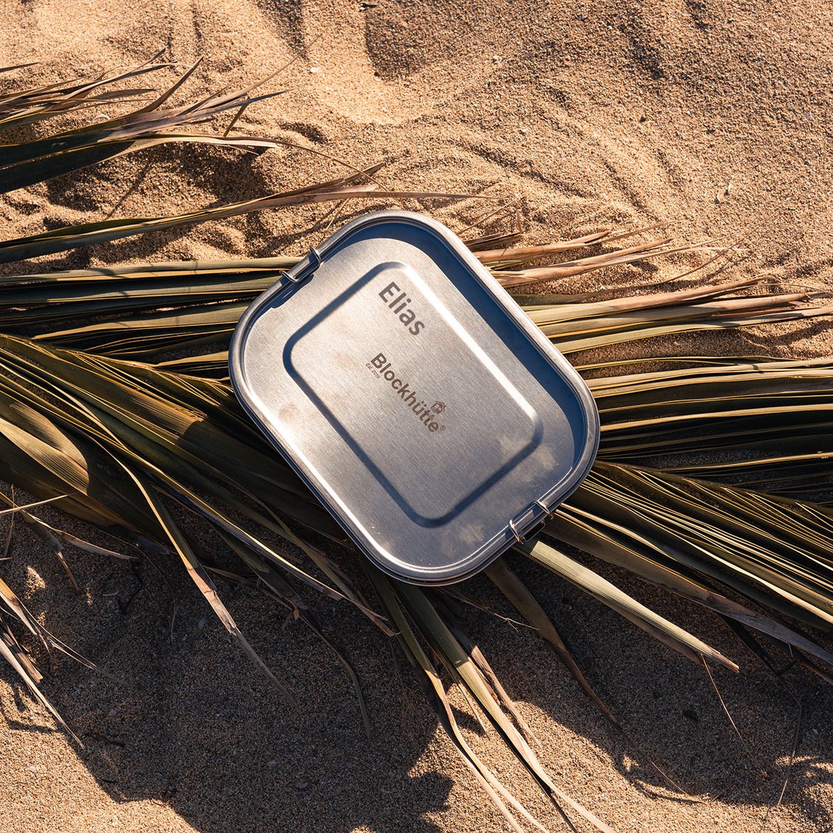 Lunch Box In Acciaio Inox 1000ml | Portapranzo Con Maniglia | Per Scuola, Ufficio E Picnic - Foto 4