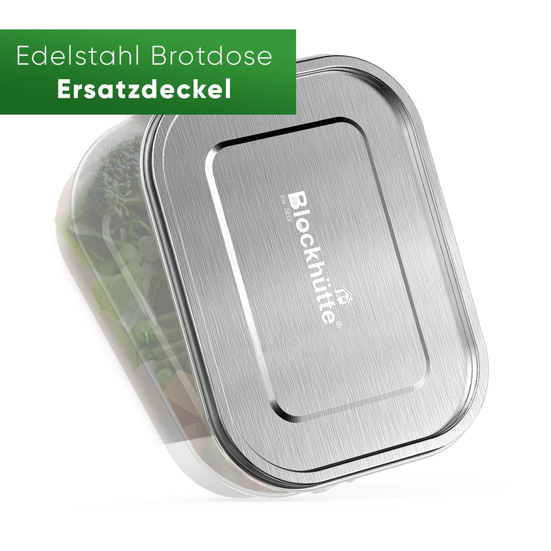 Edelstahl Brotdose - Deckel - Blockhütte - BH0002 - DKL